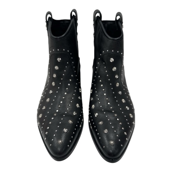 Sam Edelman Women's Brian Western Boot Black Leather size 8 - Picture 8 of 13